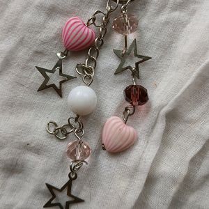 stardust heart keychain