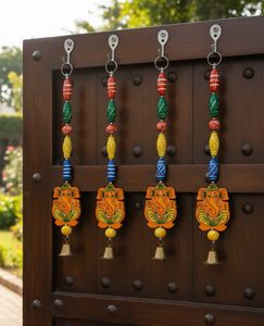 Ganesha Beaded Door/Wall Hanging set of 4