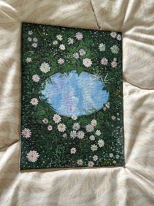 Floral Meadow Sky Painting
