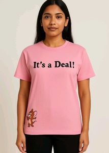 Pink Tee | T-shirt For Women | TOM & Jerry