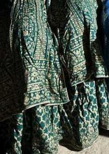 Green Printed Kurta