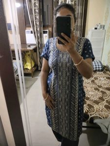 blue and golden salwar suit ..