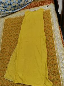 Avaasa Yellow Sequenced Kurti