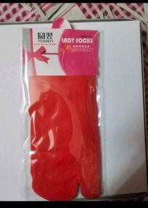 Lady Socks - Red Comfort