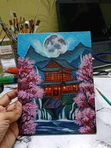 Aesthetic JAPANESE landscape Painting
