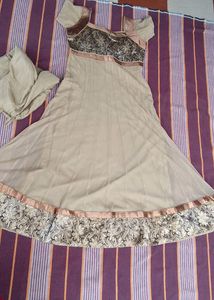 Greyish Cement Long Umbrella Top... And Dress