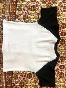 White Butterfly Print Tshirt For Women