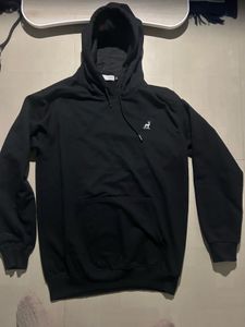 Black Hoodie with Minimalist Design