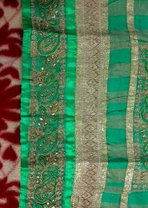 Green Embroidered Salwar Kameez