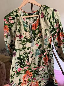 Green Tropical Dress