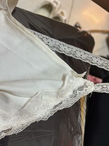 White Lace Trim Top