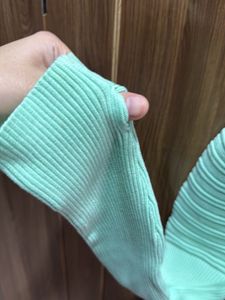 Stylish Green Knit Top