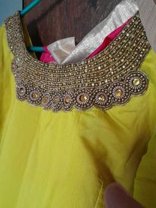 Elegant full Gown with duppatta