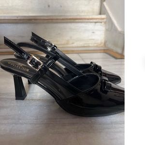 Black Heeled Sandals