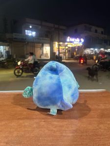 Squishmallows Talib Blue Pterodactyl Tie Dye Pizza