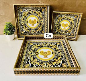 Wooden Trays-set Of 3
