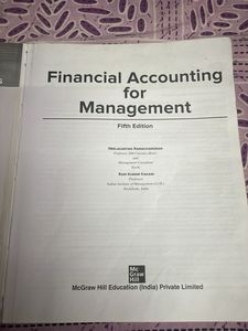 Financial Accounting For Management