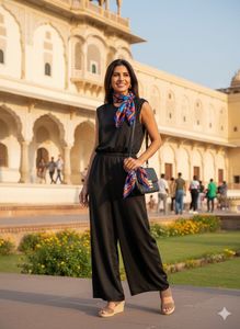 ⚡️RIVER ISLAND Power Jumpsuit:Sophistication Now🖤