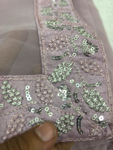 Elegant Lavender Saree