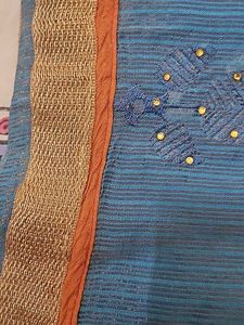 Elegant Blue doria silk Kurta