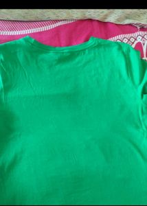 Green H&amp;M Basic Tee