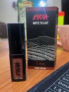 Brand New Nykaa Lipstick Shade Chai With Box