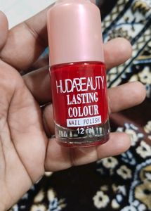 Huda Beauty Nail Polish Set.Colour Red (12 Pieces)