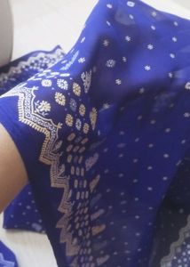 Blue Partywear Sari