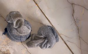 Used Grey Socks !