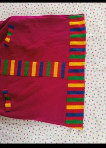 purple woollen kurta for women