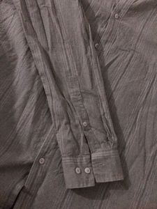 Men&#39;s Light Green Striped Shirt