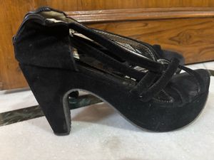 Black high heels