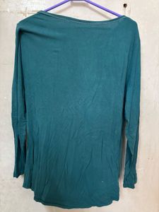 Long Sleeves Green T-shirt