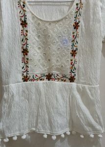 peasant-style tunic Top
