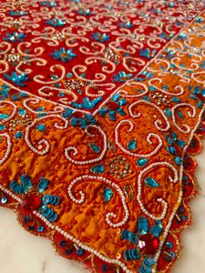 Heavy Work Red ♥️ Saree Wedding Wear 🔥