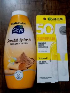 1day Offer!Combo Deal (Sealed) Sunscreen +Talc