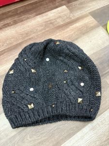 Studded Knit Beanie