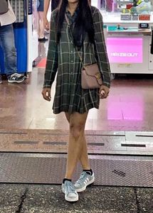 Olive Green Dress