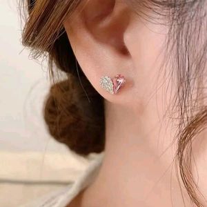Pink Teardrop Earrings