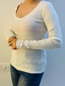 Ribbed Long Sleeve Top