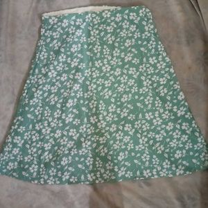 Floral Print Skirt