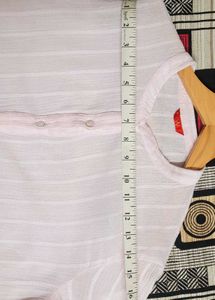 W Button-Down Top with Roll-Tab...