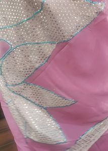 A Classy Pink saree