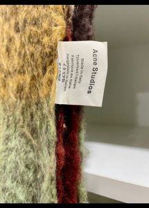 Acne Studios Mohair Checked Scarf