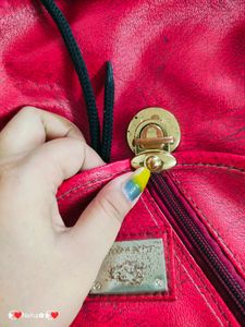 Maroon Colour Bag For College Girl