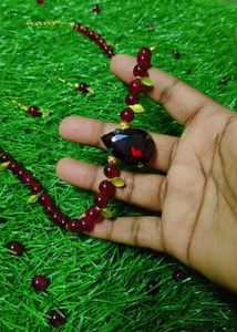 Red Beaded Necklace