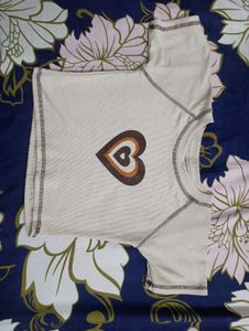 Heart Graphic Baby Tee