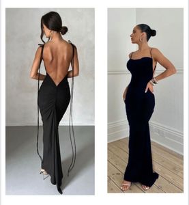 Selclouth Elegant Black Gown