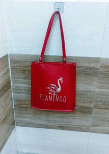 Red Flamingo Tote Bag