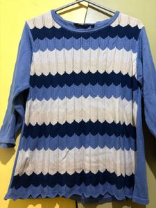 Striped Knit Sweater